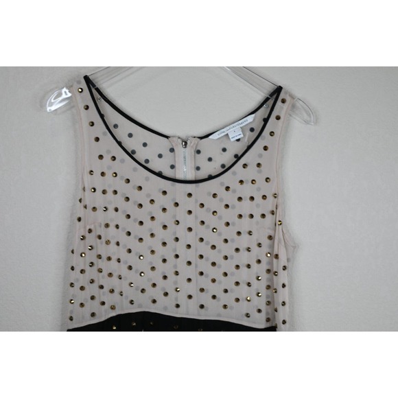 Diane Von Furstenberg Womens Abrielle Crystal-Embellished Sleeveless Top Size‎ 4 - Picture 3 of 14